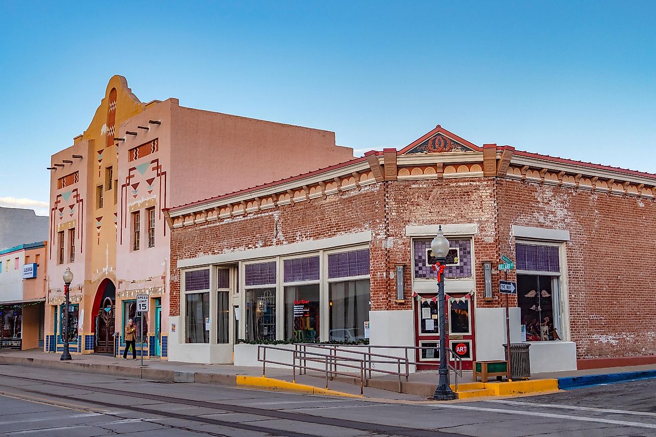 Old historic building in Silver City, New Mexico, USA. Editorial credit: travelview / Shutterstock.com