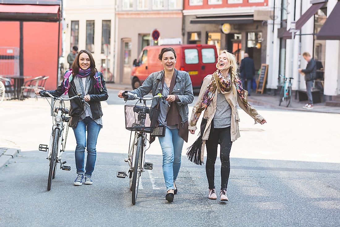 Danish women in Copenhagen. 