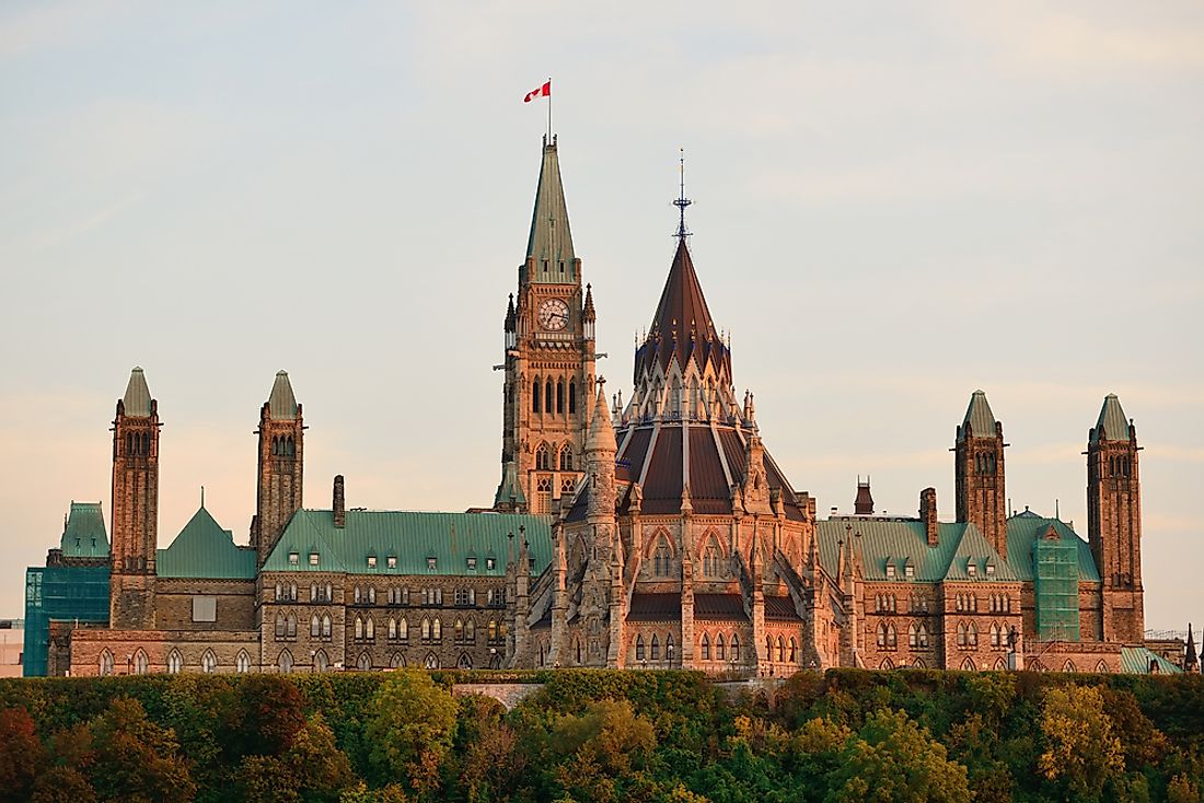  Parliament Hill in Ottawa, Ontario.