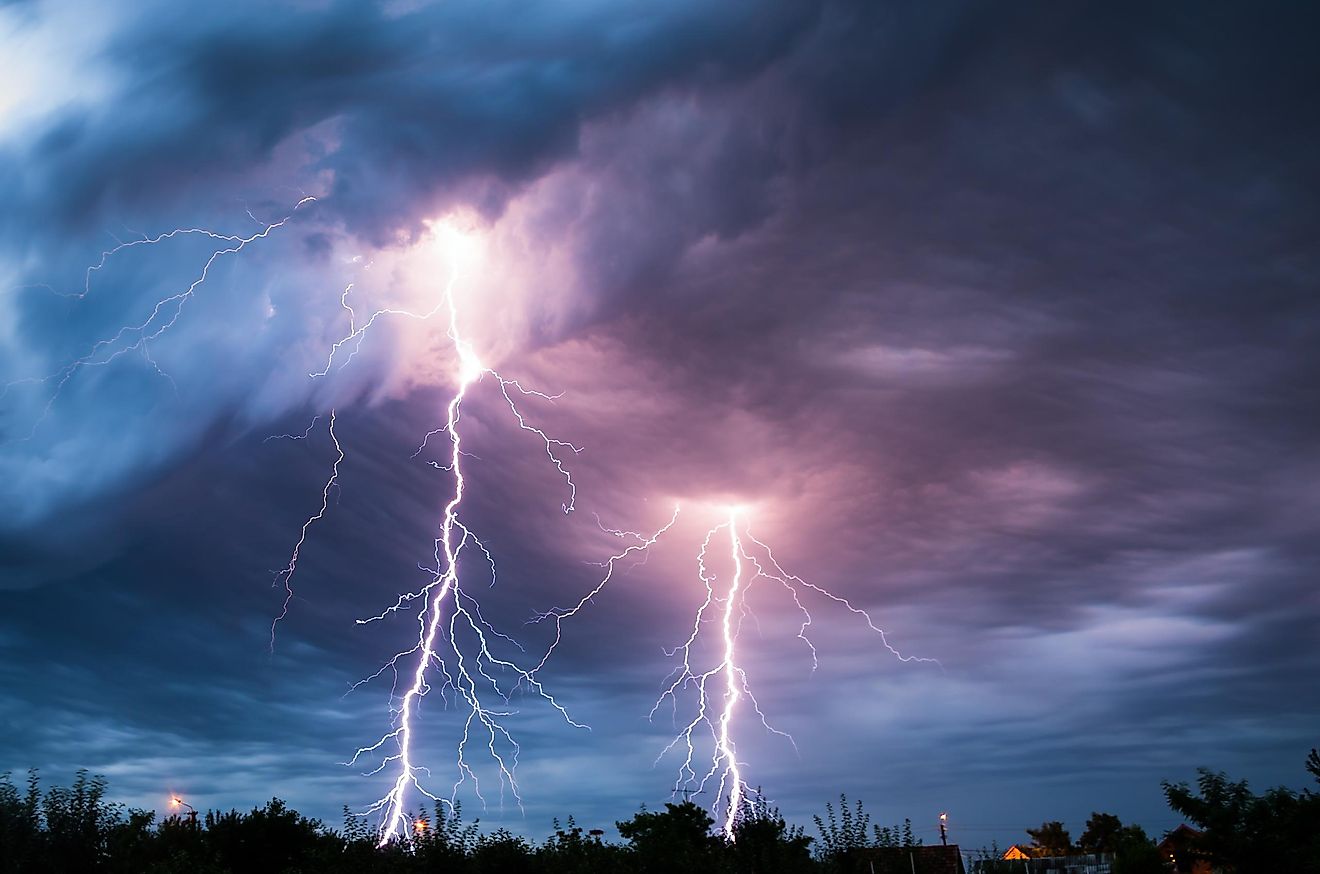Contrary to popular belief, lightning does hit the same spot twice, and it also comes in a variety of colors.