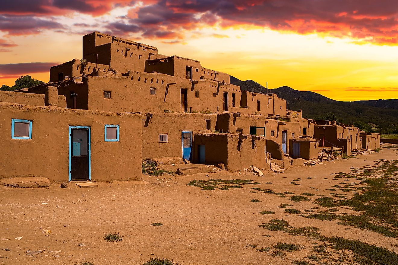 Ancient City of Taos, New Mexico USA.