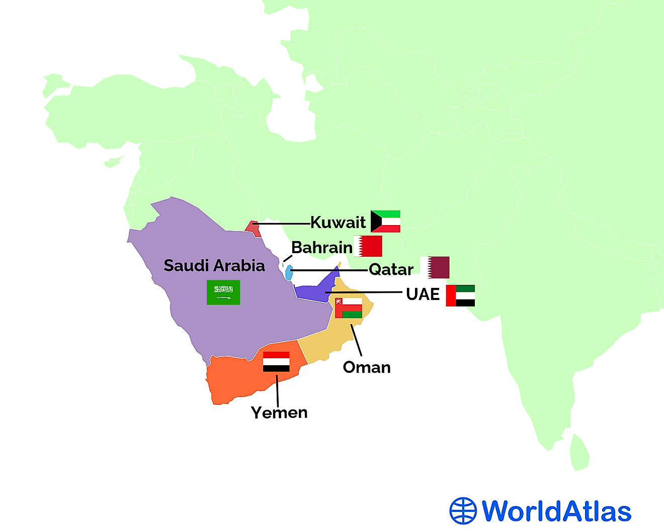 Arabian Peninsula Countries Worldatlas