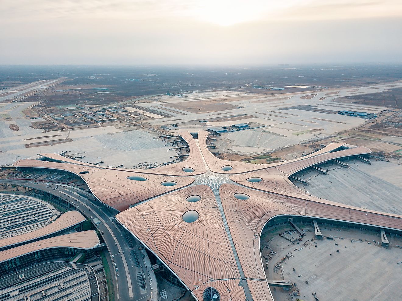 China's Beijing Daxing International Airport is the newest airport to make it to the list of the world's 10 biggest airports. Editorial credit: lazy dragon / Shutterstock.com