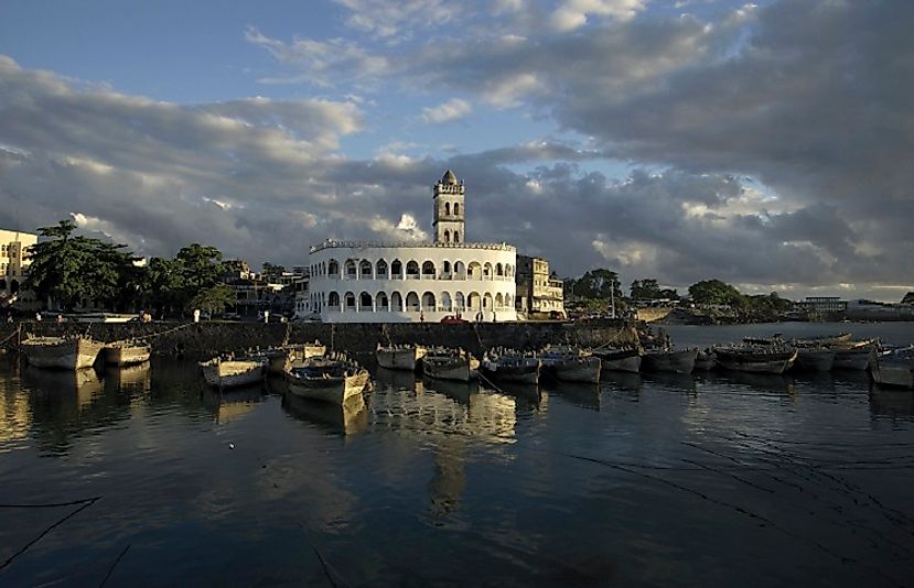 Harbor of Moroni, the capital of Comoros, on Grande Comore.