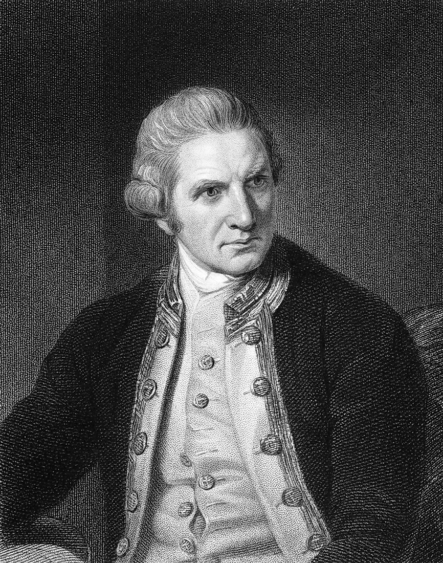 James Cook earned his reputation exploring and mapping vast expanses of the seas, especially in and around Hawaii, Canada, Australia, and New Zealand.