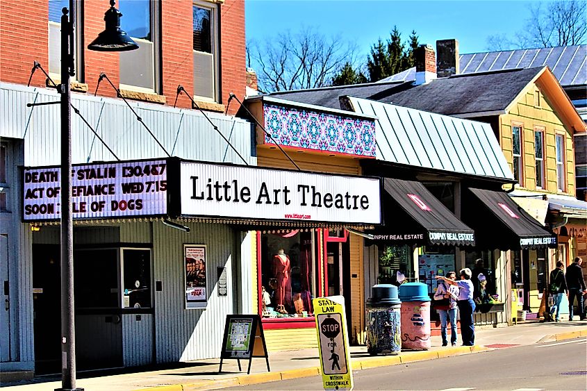 The Little Art Theater in Yellow Springs, Ohio.