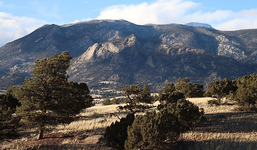 Mountain view in Buena Vista, Colorado.