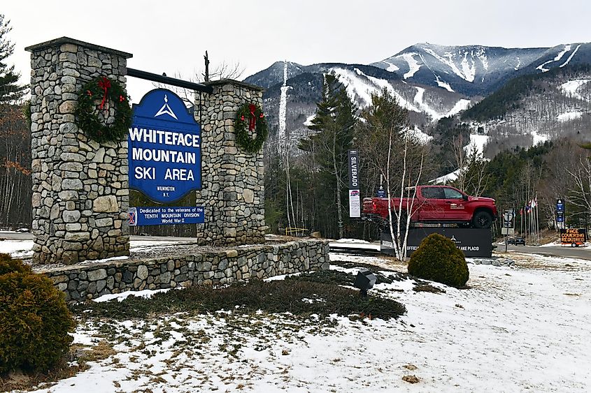 Whiteface skiing area in Wilmington, New York.
