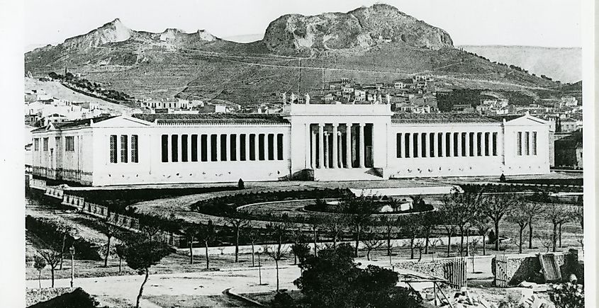 Front view of the building housing the National Archaeological Museum of Athens, via the National Archaeological Museum of Athens