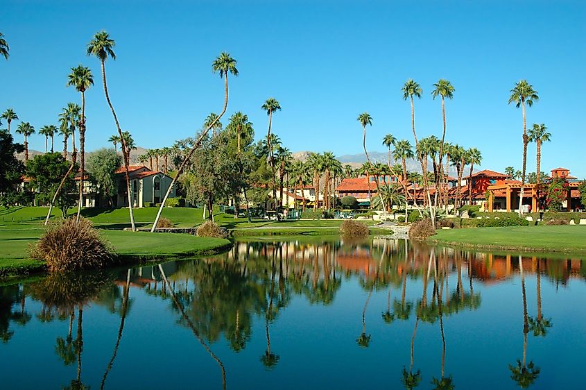 A resort in Palm Springs, California. 