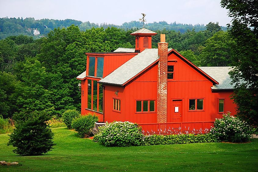 Norman Rockwell's Studio is nestled in the Berkshire Mountains of Stockbridge, Massachusetts