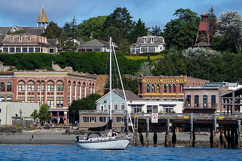 The coastal town of Port Townsend in Washington.