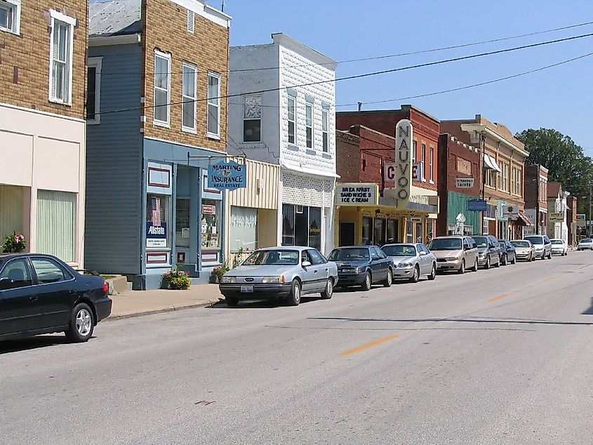 Downtown Nauvoo, Illinois. Image credit: Ken Lund via Flickr.com