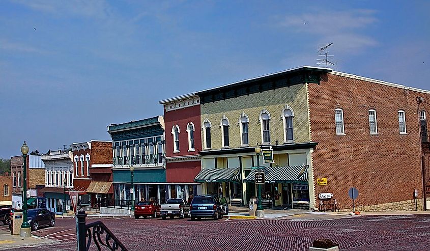 Historic District in Mount Carroll, Illinois