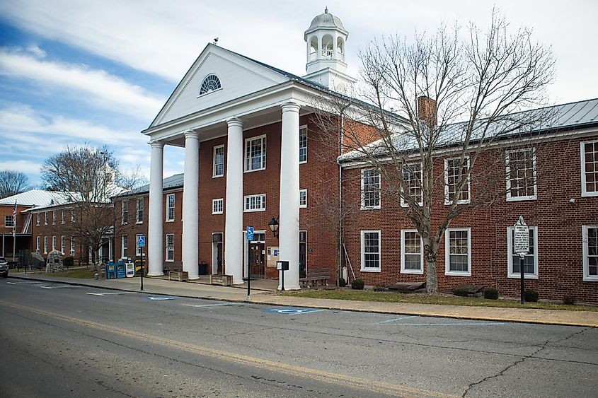Greenbrier County Courthouse in Lewisburg, West Virginia.