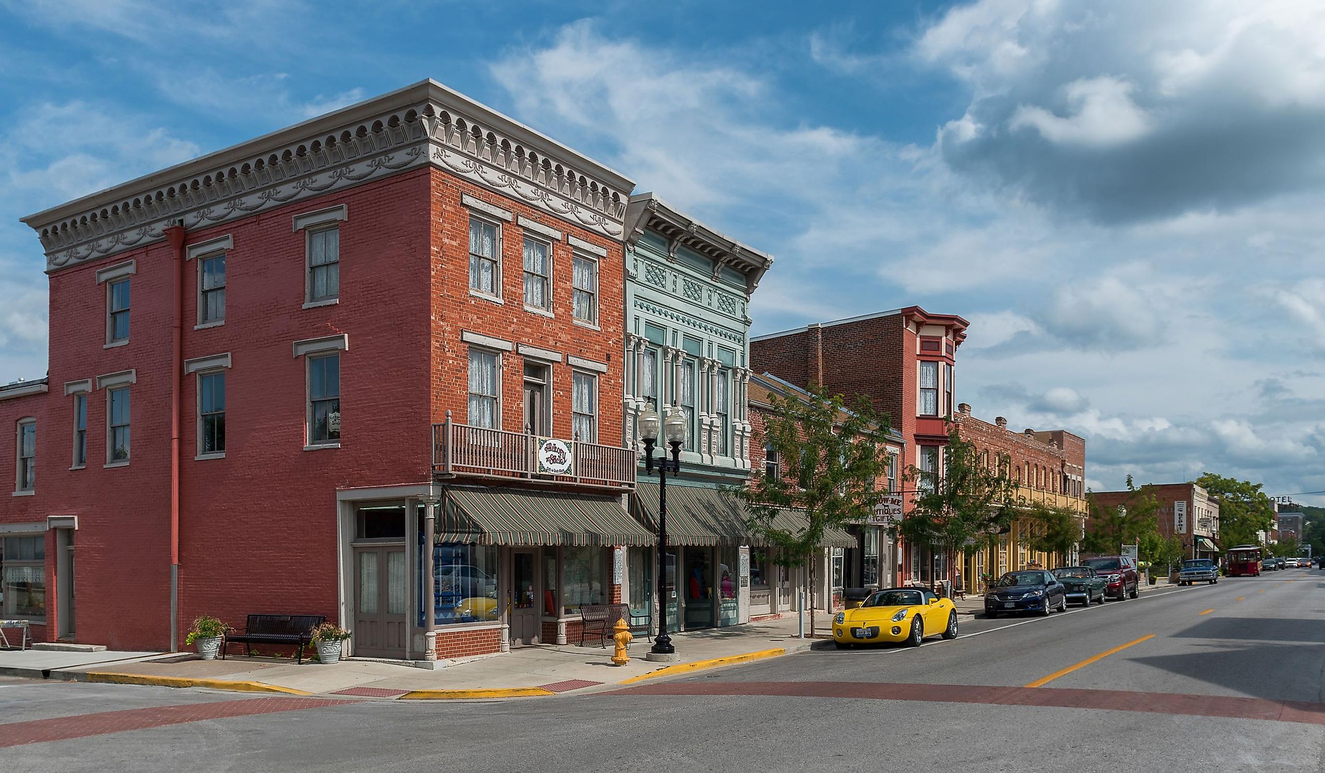 North Main Street Historic District in Hannibal, Missouri. Editorial credit: Nagel Photography / Shutterstock.com
